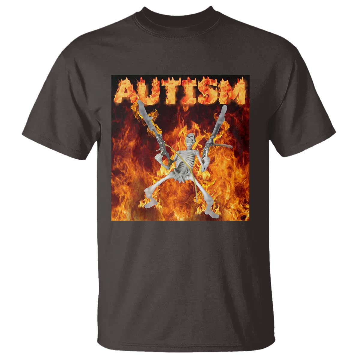 Autism Skeleton Meme T Shirt