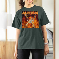 Autism Skeleton Meme T Shirt For Women
