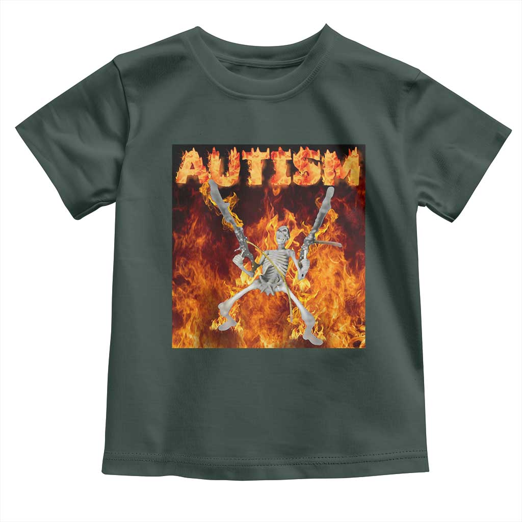 Autism Skeleton Meme Toddler T Shirt