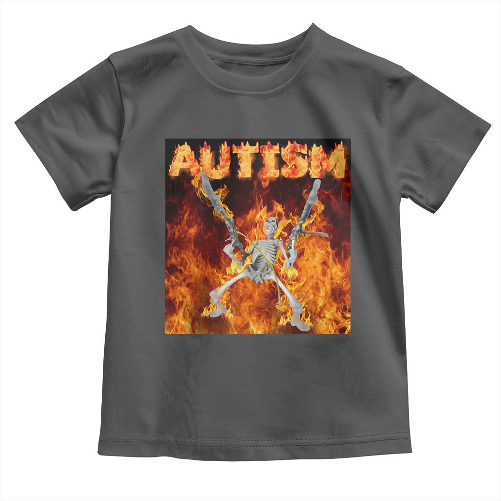 Autism Skeleton Meme Toddler T Shirt