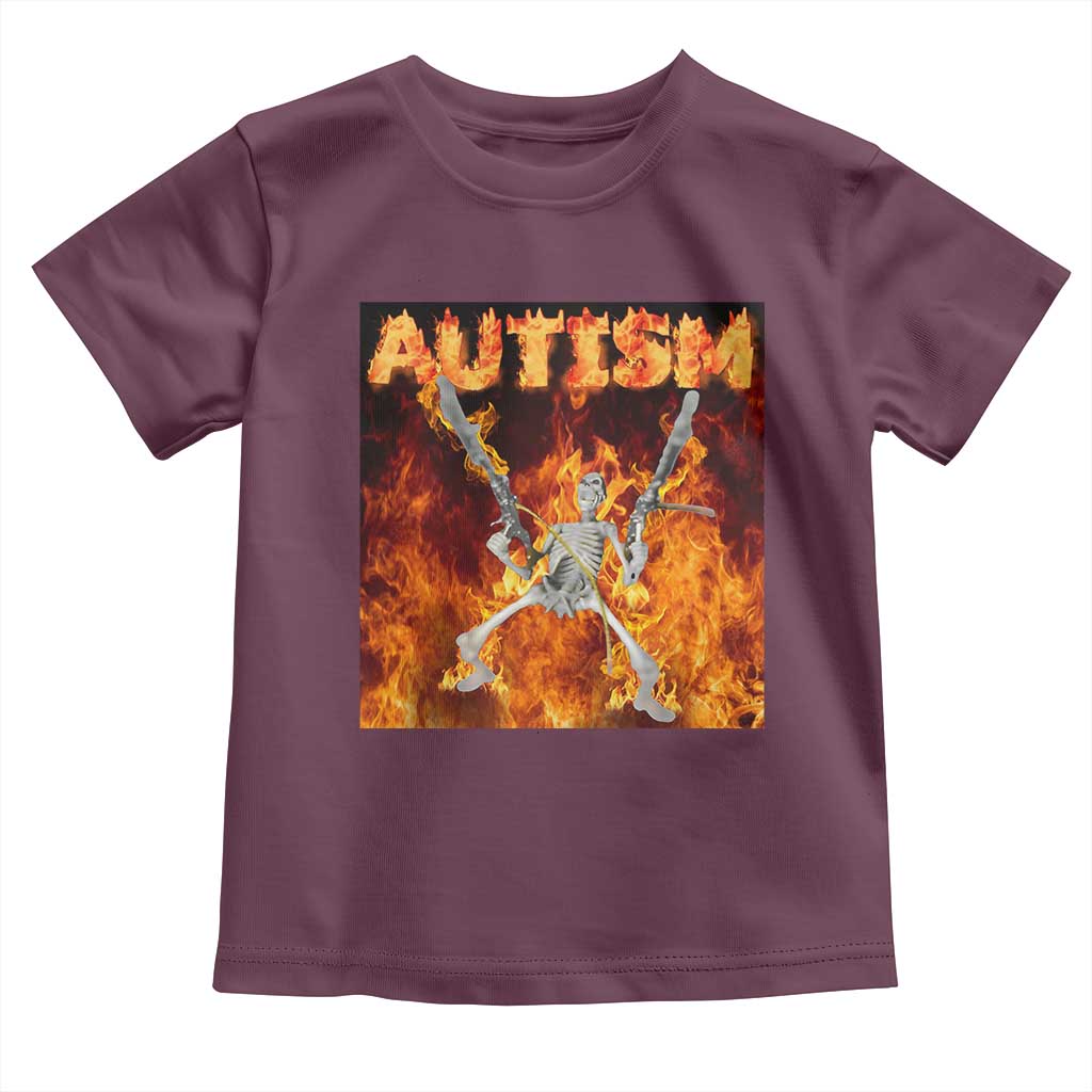 Autism Skeleton Meme Toddler T Shirt
