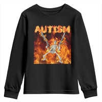 Autism Skeleton Meme Youth Sweatshirt