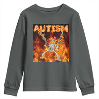 Autism Skeleton Meme Youth Sweatshirt