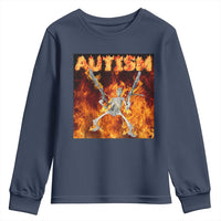 Autism Skeleton Meme Youth Sweatshirt