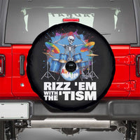 Autism Skeleton Meme Spare Tire Cover Rizz Em With The Tism Meme Autistic Drummer