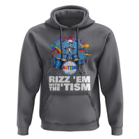 Autism Skeleton Meme Hoodie Rizz Em With The Tism Meme Autistic Drummer
