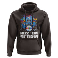 Autism Skeleton Meme Hoodie Rizz Em With The Tism Meme Autistic Drummer