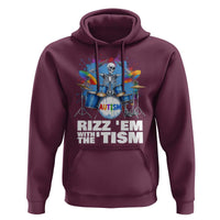 Autism Skeleton Meme Hoodie Rizz Em With The Tism Meme Autistic Drummer