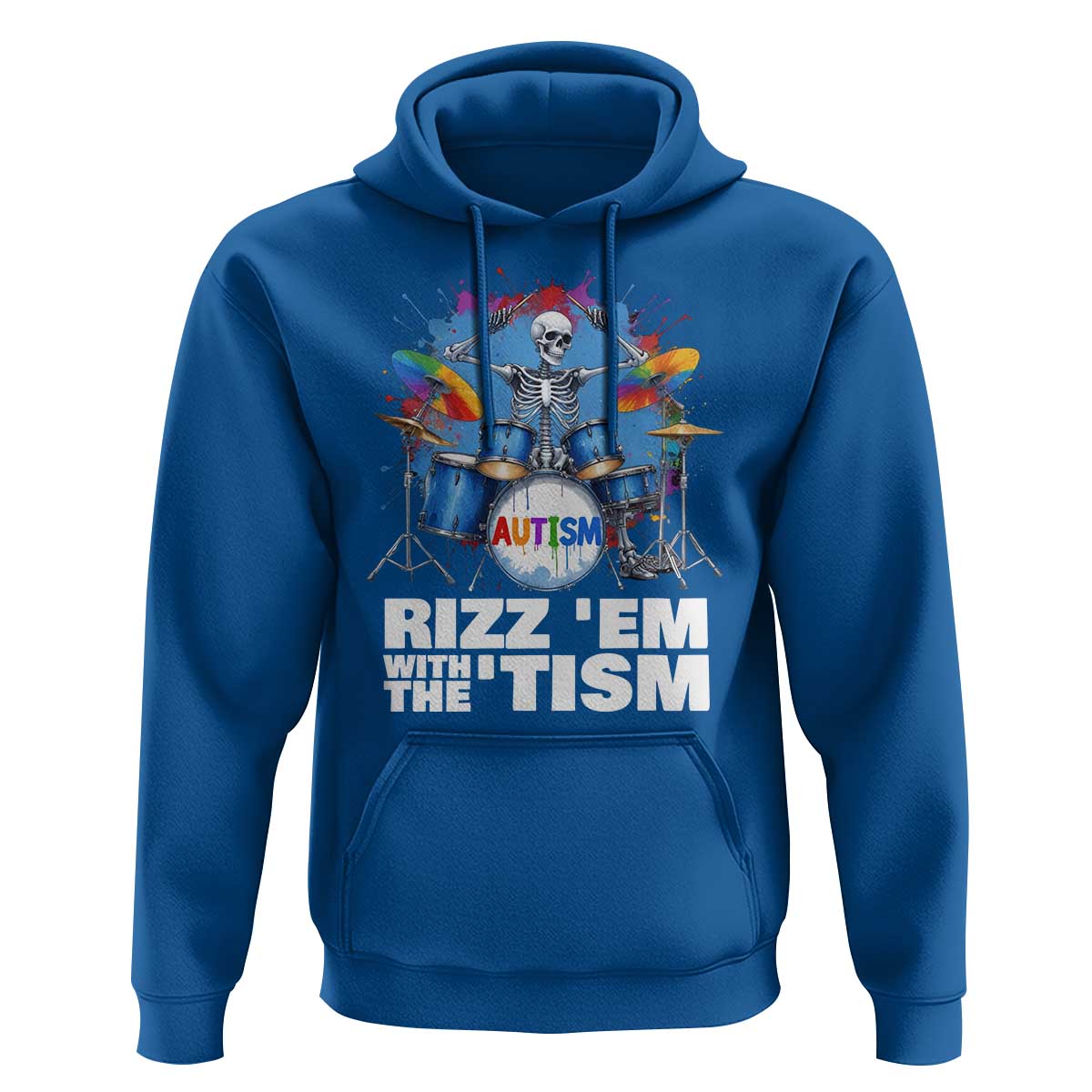 Autism Skeleton Meme Hoodie Rizz Em With The Tism Meme Autistic Drummer