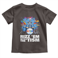 Autism Skeleton Meme Toddler T Shirt Rizz Em With The Tism Meme Autistic Drummer
