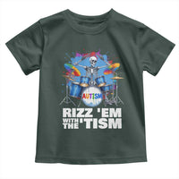 Autism Skeleton Meme Toddler T Shirt Rizz Em With The Tism Meme Autistic Drummer