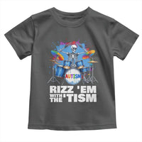 Autism Skeleton Meme Toddler T Shirt Rizz Em With The Tism Meme Autistic Drummer