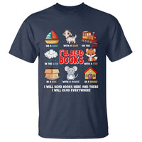 I Will Read Books On A Boat & Everywhere Reading Gifts T Shirt
