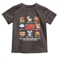 I Will Read Books On A Boat & Everywhere Reading Gifts Toddler T Shirt