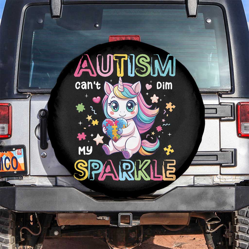 Autism Awareness Unicorn Spare Tire Cover For Autism Mom Girls
