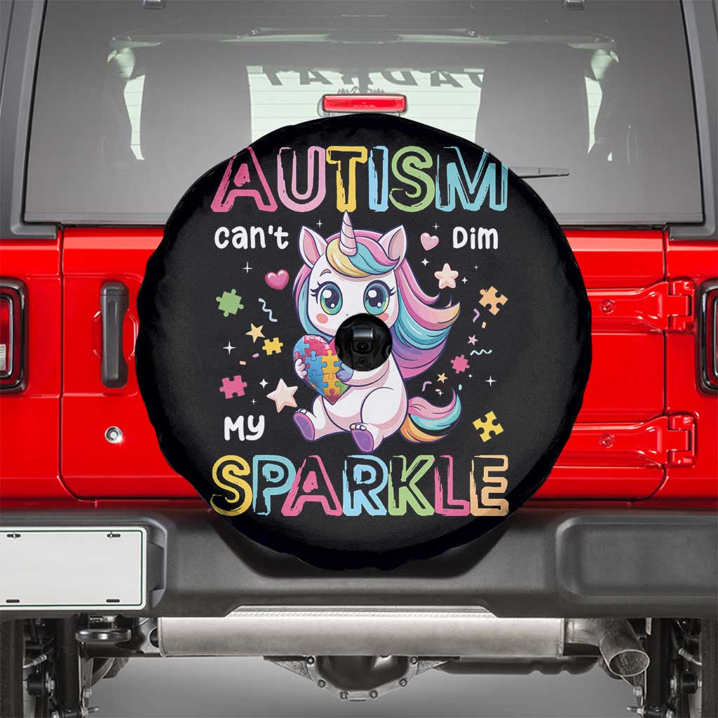 Autism Awareness Unicorn Spare Tire Cover For Autism Mom Girls
