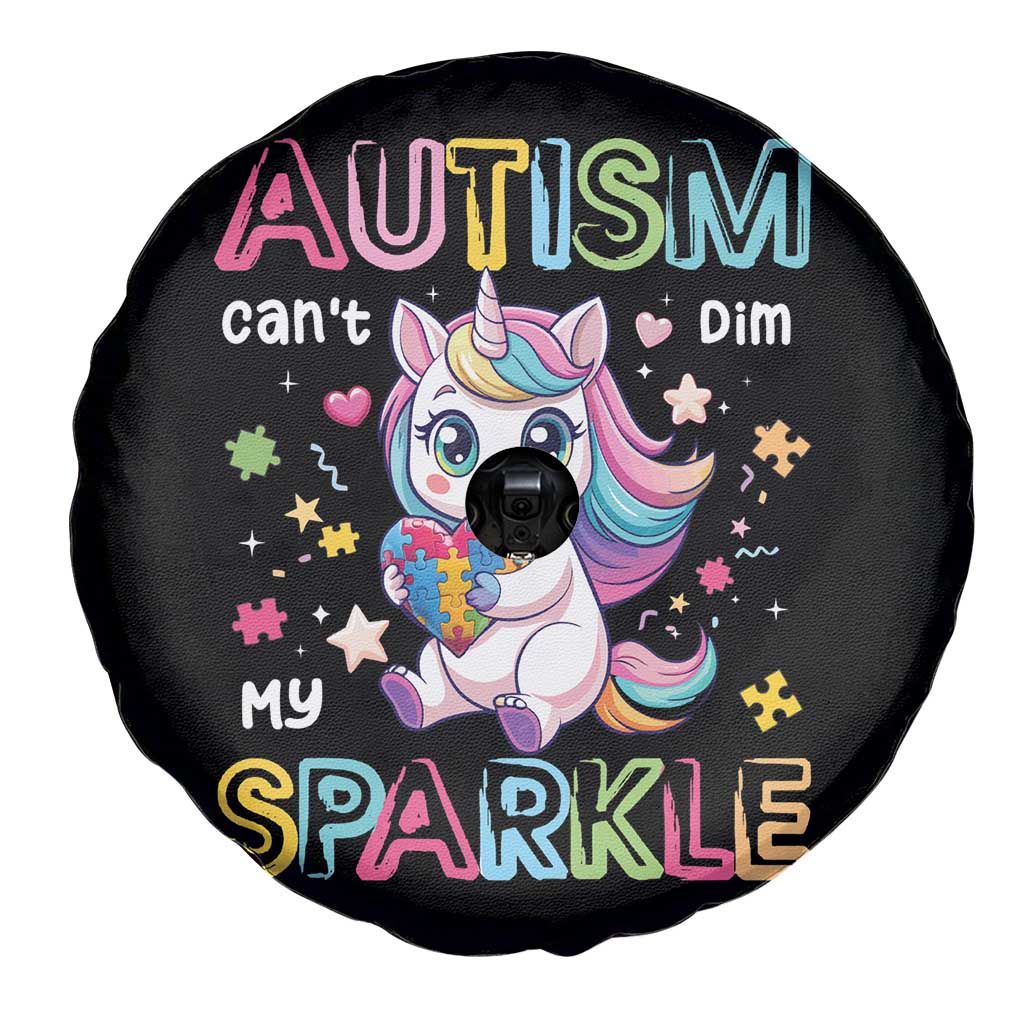 Autism Awareness Unicorn Spare Tire Cover For Autism Mom Girls