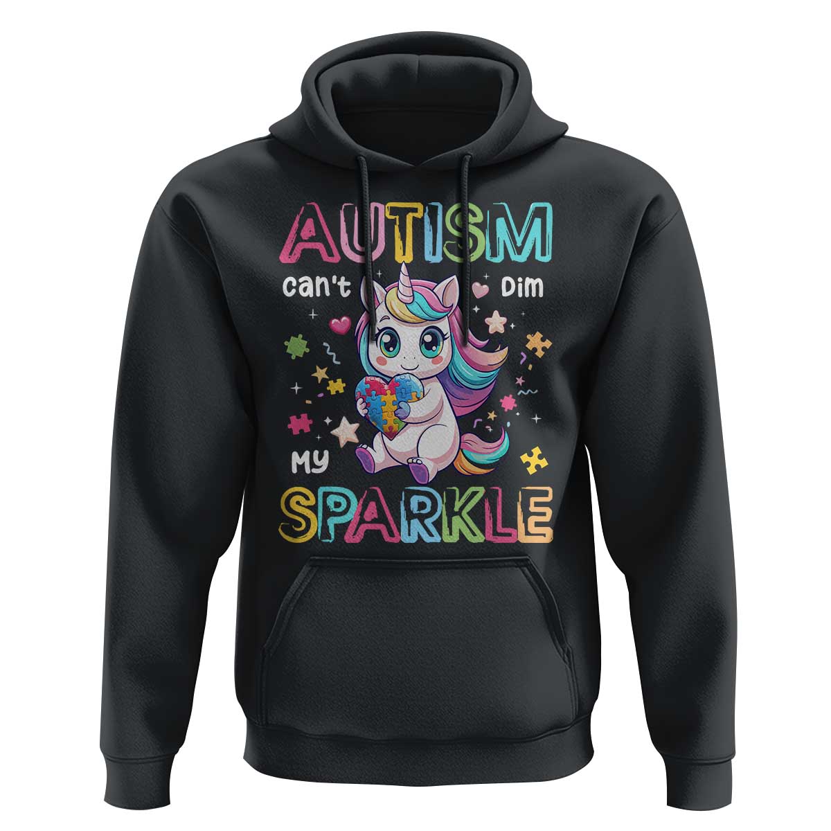 Autism Awareness Unicorn Hoodie For Autism Mom Girls