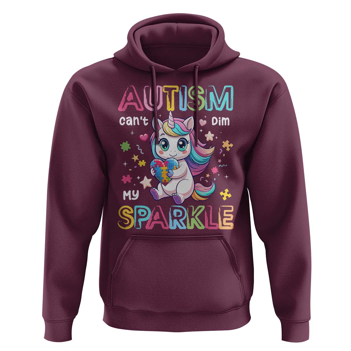 Autism Awareness Unicorn Hoodie For Autism Mom Girls