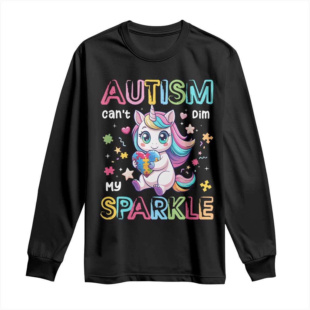 Autism Awareness Unicorn Long Sleeve Shirt For Autism Mom Girls