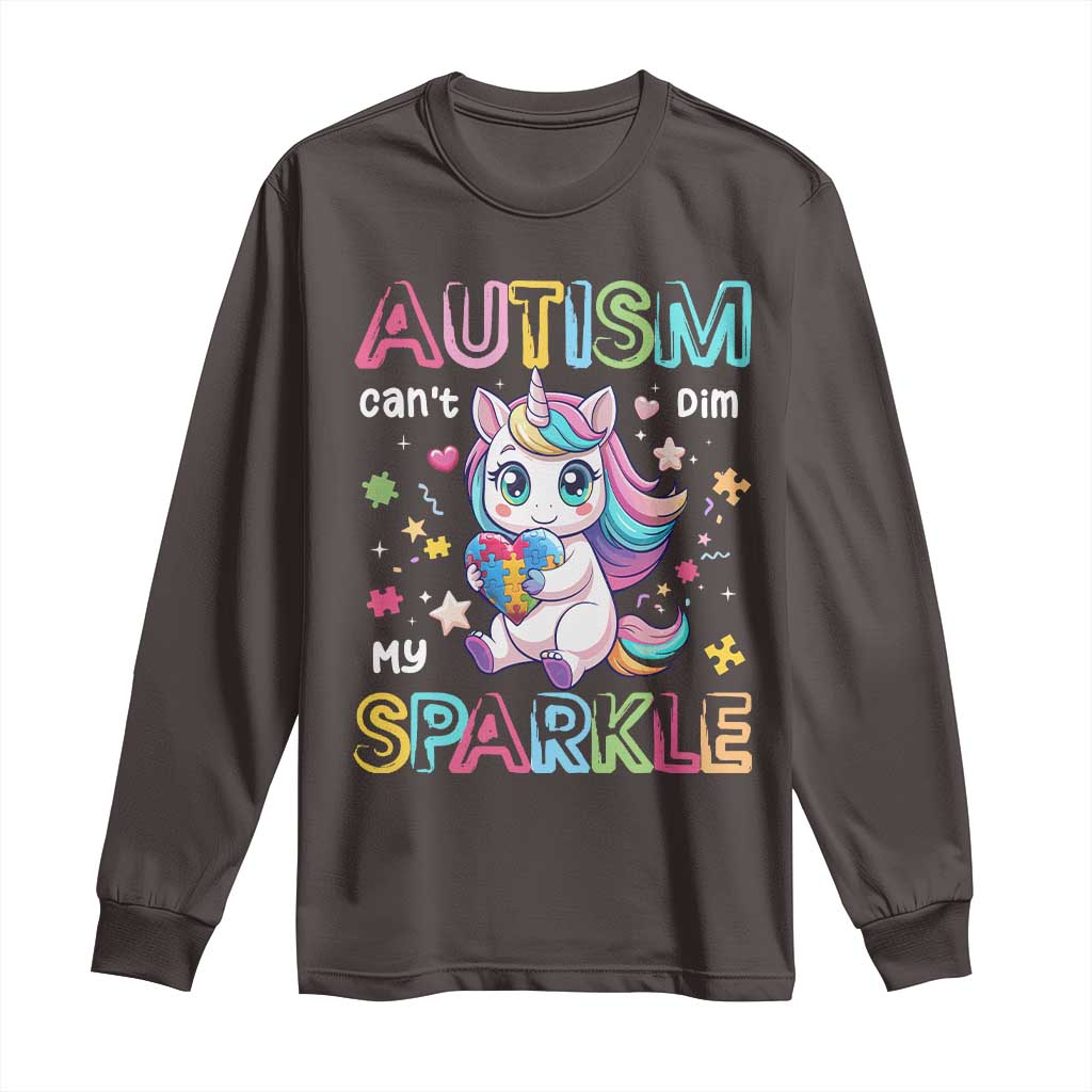 Autism Awareness Unicorn Long Sleeve Shirt For Autism Mom Girls
