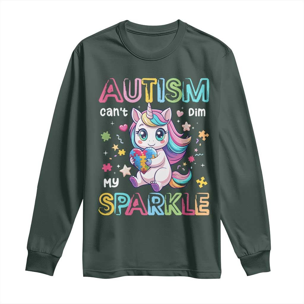 Autism Awareness Unicorn Long Sleeve Shirt For Autism Mom Girls