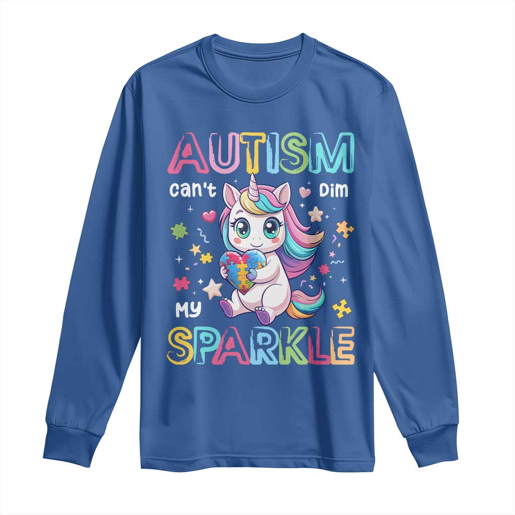 Autism Awareness Unicorn Long Sleeve Shirt For Autism Mom Girls