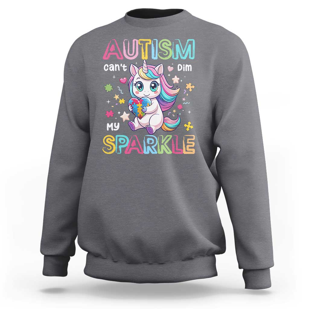 Autism Awareness Unicorn Sweatshirt For Autism Mom Girls