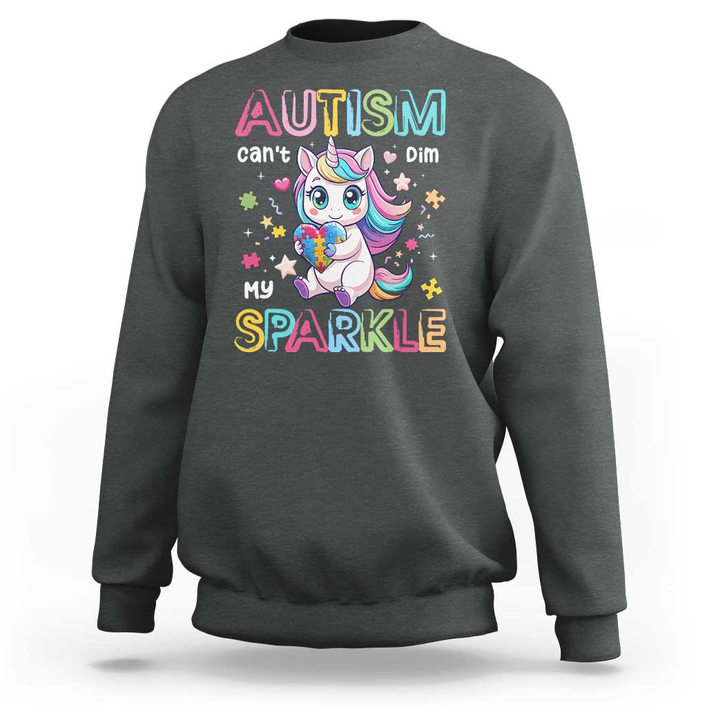 Autism Awareness Unicorn Sweatshirt For Autism Mom Girls