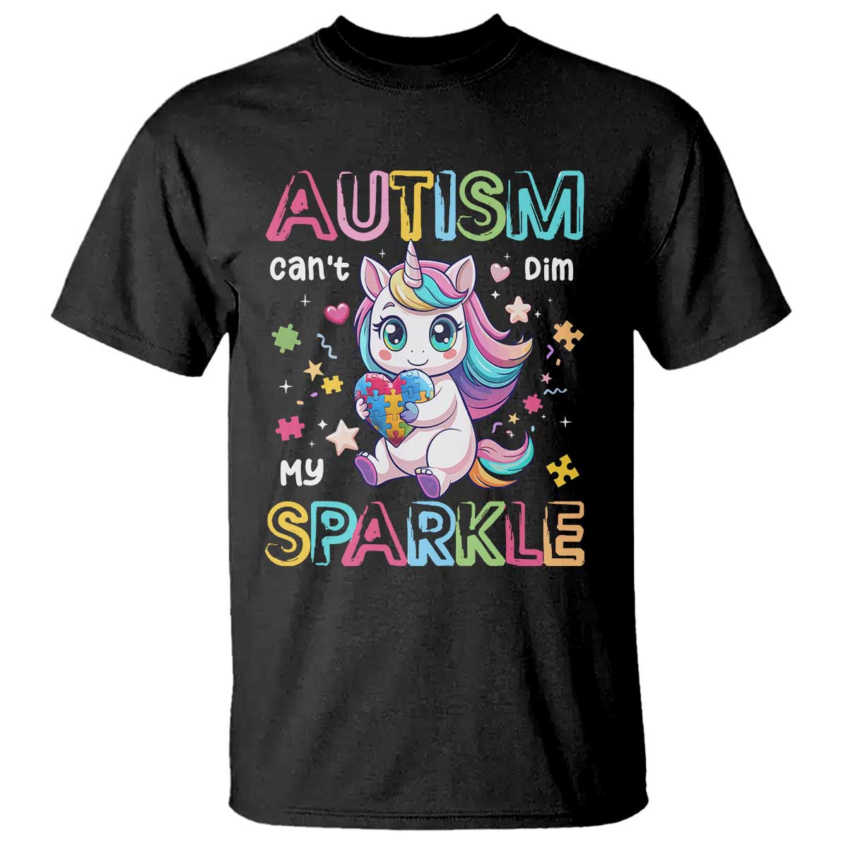Autism Awareness Unicorn T Shirt For Autism Mom Girls