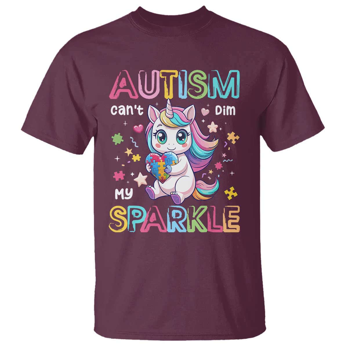 Autism Awareness Unicorn T Shirt For Autism Mom Girls