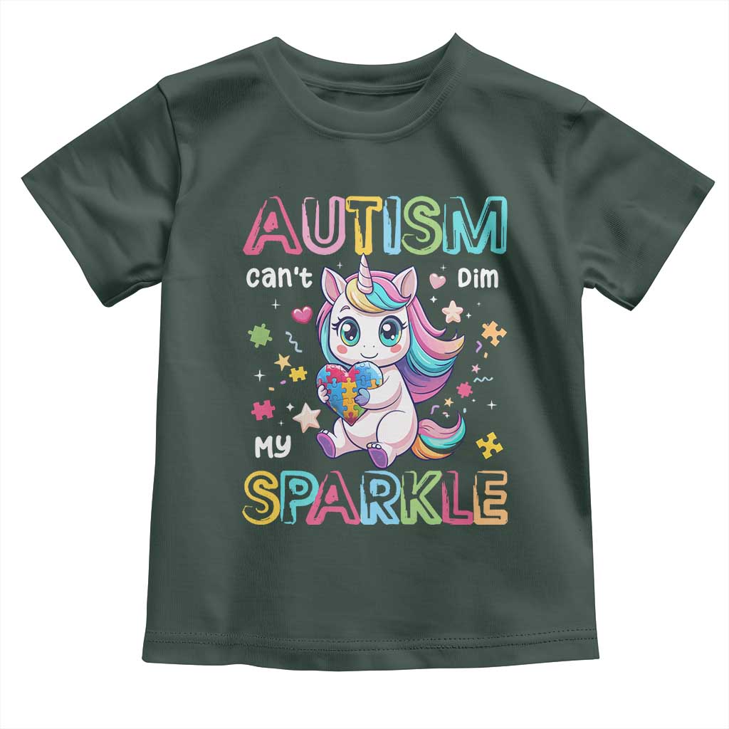 Autism Awareness Unicorn Toddler T Shirt For Autism Mom Girls