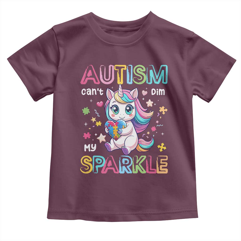 Autism Awareness Unicorn Toddler T Shirt For Autism Mom Girls