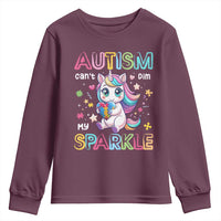 Autism Awareness Unicorn Youth Sweatshirt For Autism Mom Girls