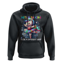 Autism Awareness Unicorn Hoodie Ballet Dancing To A Different Beat