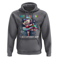 Autism Awareness Unicorn Hoodie Ballet Dancing To A Different Beat