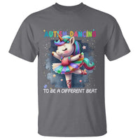 Autism Awareness Unicorn T Shirt Ballet Dancing To A Different Beat