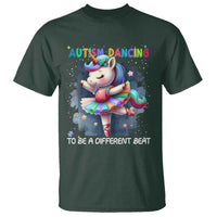Autism Awareness Unicorn T Shirt Ballet Dancing To A Different Beat
