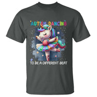 Autism Awareness Unicorn T Shirt Ballet Dancing To A Different Beat