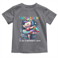 Autism Awareness Unicorn Toddler T Shirt Ballet Dancing To A Different Beat