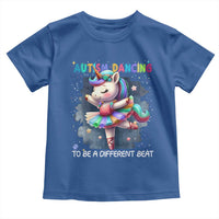 Autism Awareness Unicorn Toddler T Shirt Ballet Dancing To A Different Beat