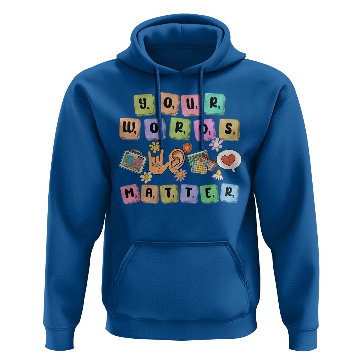 Autism Awareness Your Words Matter Hoodie Neurodiversity Special Education Sped Teacher