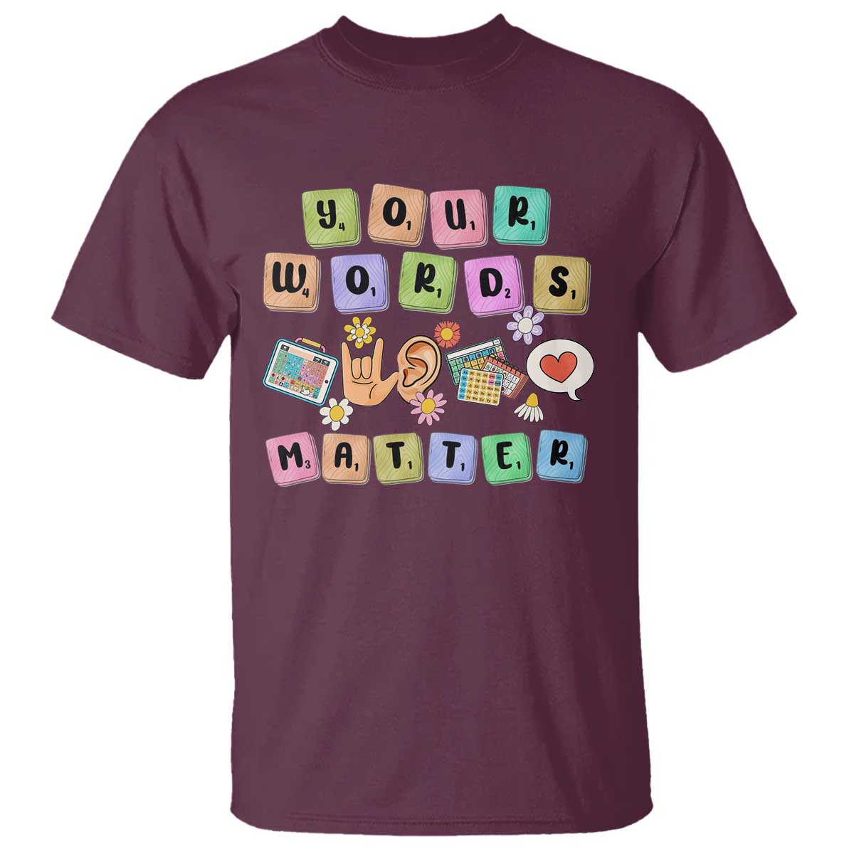 Autism Awareness Your Words Matter T Shirt Neurodiversity Special Education Sped Teacher