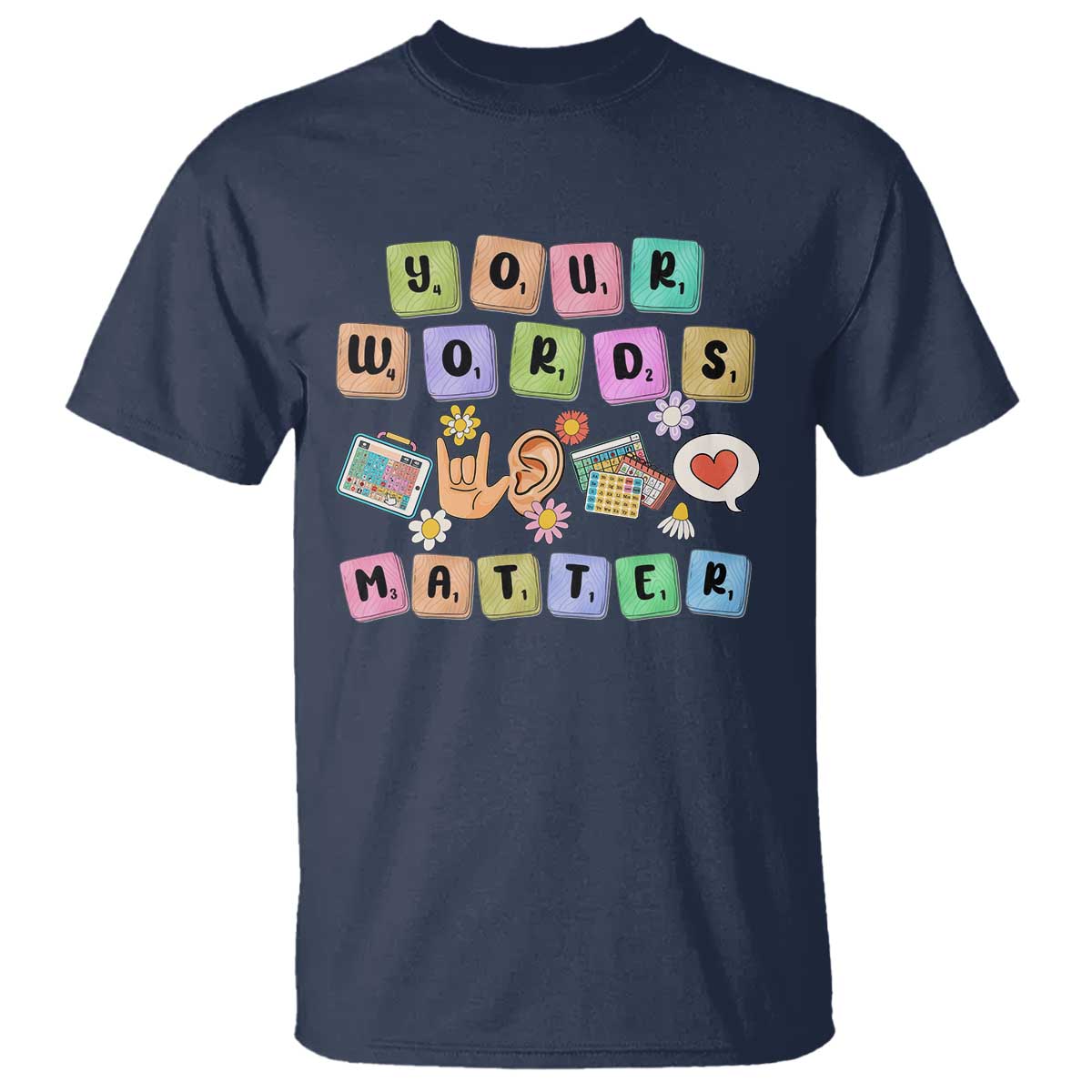 Autism Awareness Your Words Matter T Shirt Neurodiversity Special Education Sped Teacher