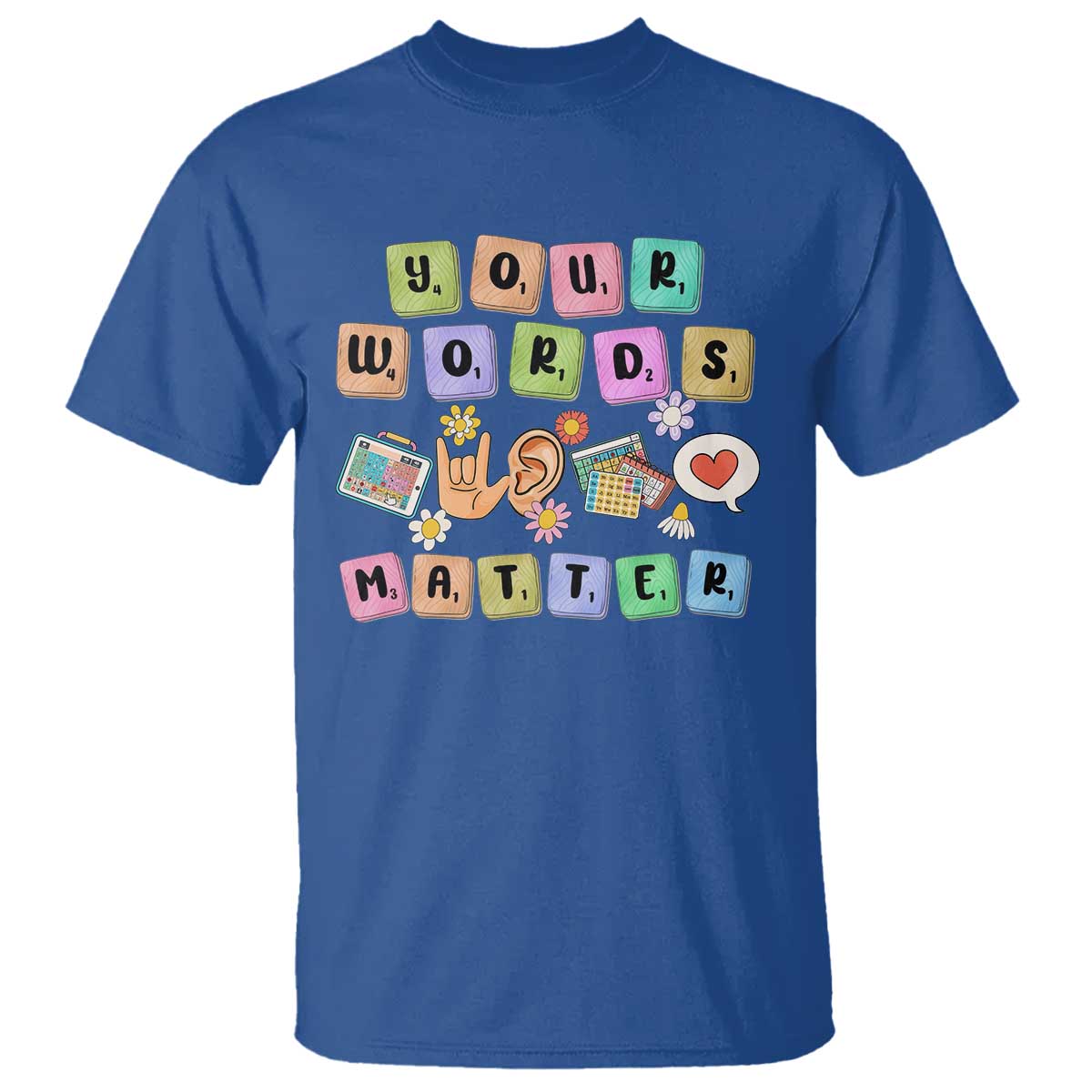 Autism Awareness Your Words Matter T Shirt Neurodiversity Special Education Sped Teacher