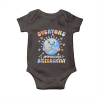 Autism Awareness Sped Teacher Baby Onesie Everyone Communicates Differently