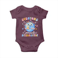 Autism Awareness Sped Teacher Baby Onesie Everyone Communicates Differently