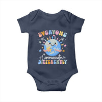 Autism Awareness Sped Teacher Baby Onesie Everyone Communicates Differently