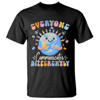 Autism Awareness Sped Teacher T Shirt Everyone Communicates Differently
