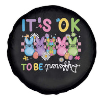 It’s Okay To Be Different Spare Tire Cover Bunny Puzzle Autism Awareness Easter